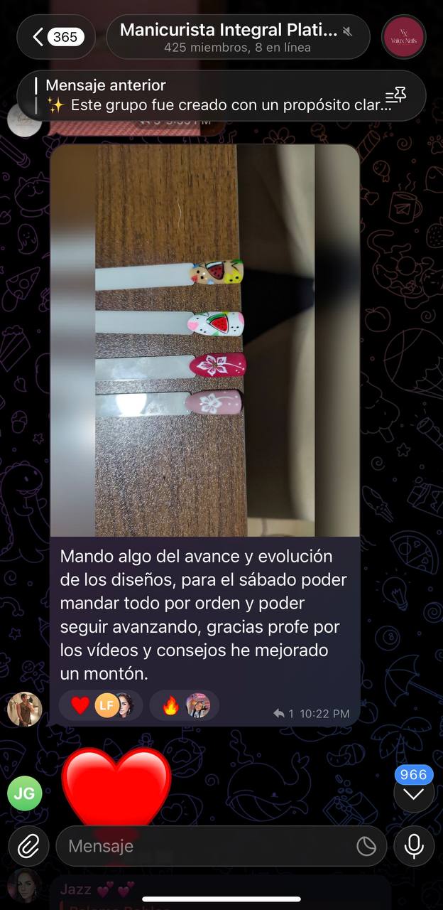 Conversación original de una alumna, captura 3, sin recortes